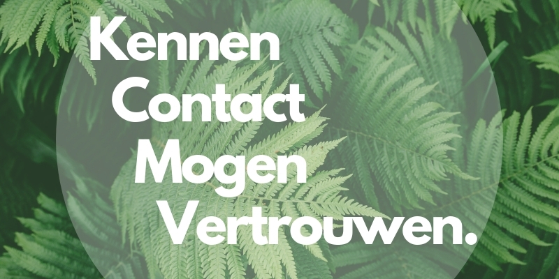 Kennen Contact Mogen Vertrouwen