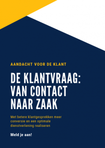 Kennissessie 13-9 effectieve klantgesprekken voeren